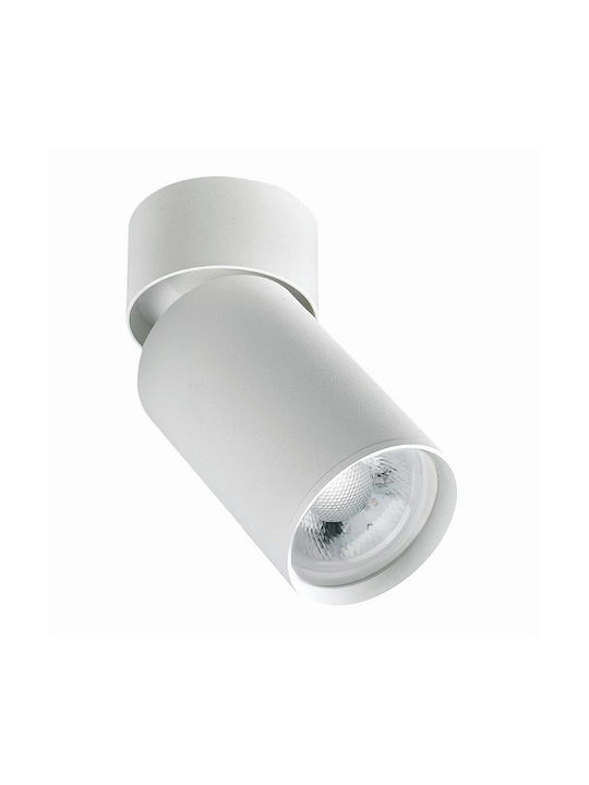 Zambelis Lights Μονό Σποτ με Ντουί GU10 σε Λευκό Χρώμα S123